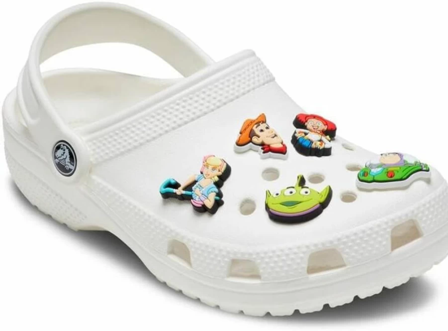 Crocs Disney Jibbitz Shoe Charms 5-Pack | Official Character Decorations for Crocs Shoes