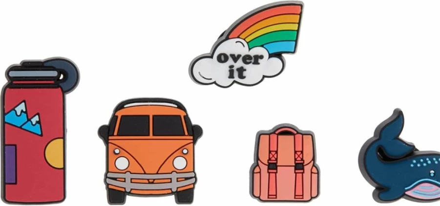 Crocs Jibbitz Shoe Charms - 10-Pack Decorative Clips for Crocs Shoes | Official Crocs Accessories
