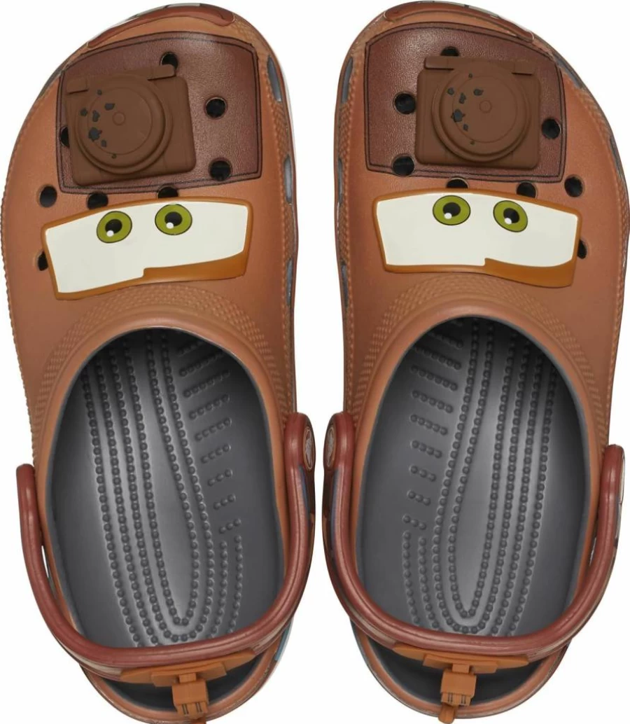 Crocs Unisex-Adult Classic Clog | Cars Mater Design | Comfortable Slip-On Shoes