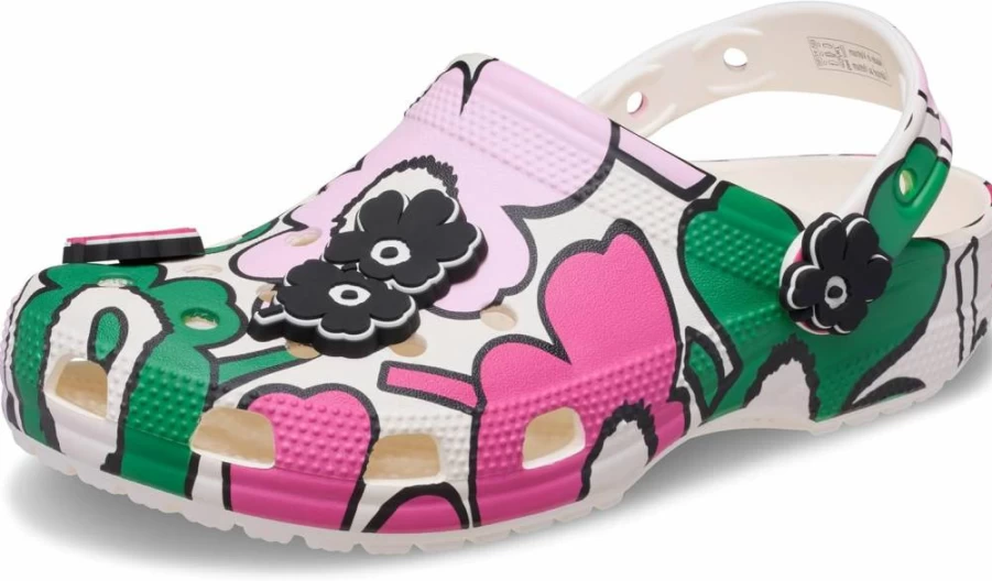 Crocs Unisex Classic Clogs - Comfortable & Lightweight Marimekko Design for Men and Women