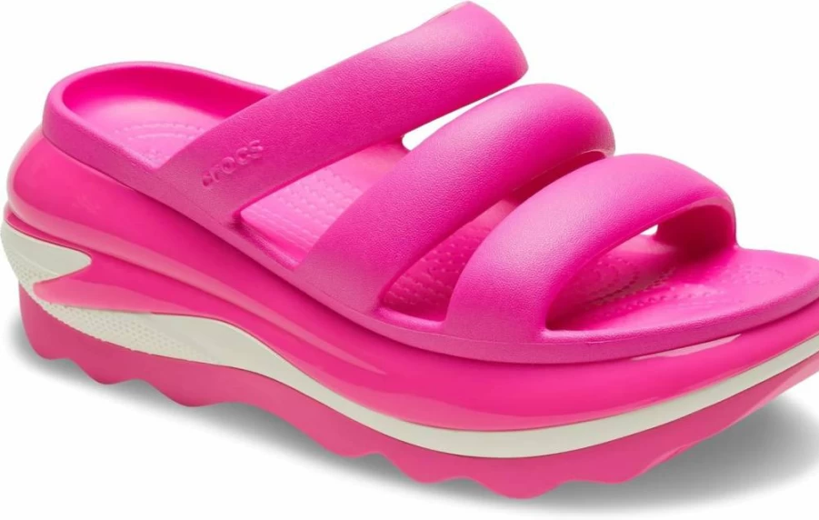 Crocs Unisex-Adult Mega Crush Platform Sandal with Triple Strap for Enhanced Comfort and Style