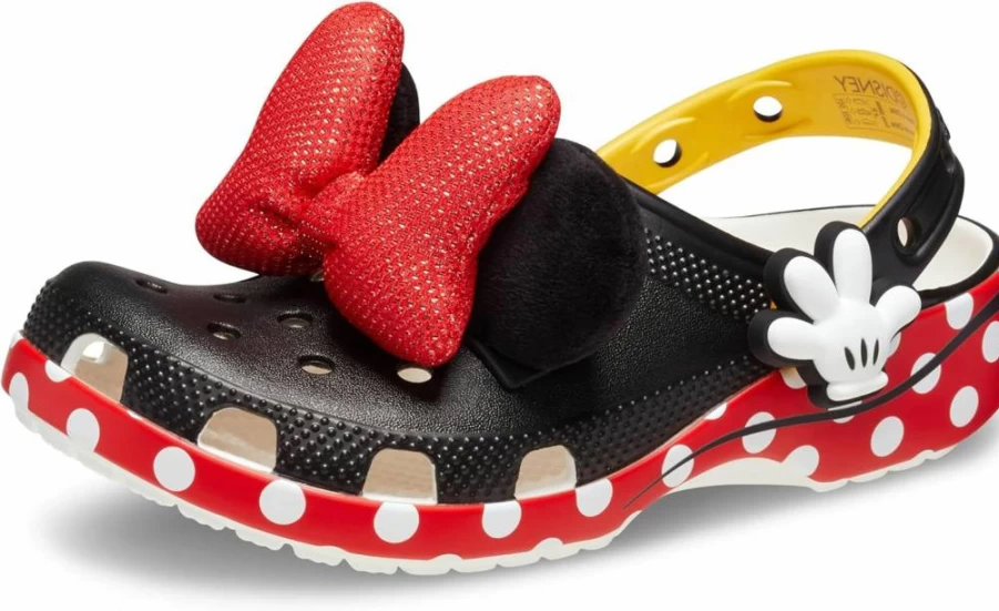 Crocs Kids' Disney Mickey & Minnie Mouse Clogs - Unisex Child Comfortable Slip-On Shoes