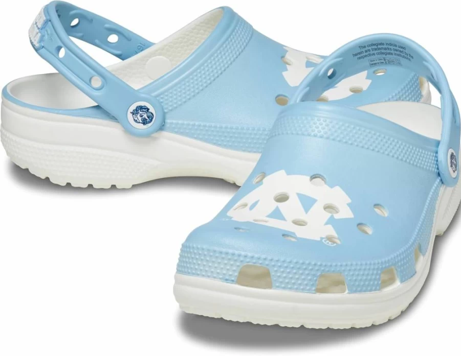 Crocs Unisex Classic Collegiate Clogs - Comfortable Slip-Resistant Casual Shoes for Men & Women
