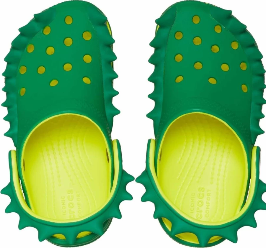 Crocs Unisex Kids Classic Clogs - Comfortable Lightweight Slip-On Shoes for Toddlers