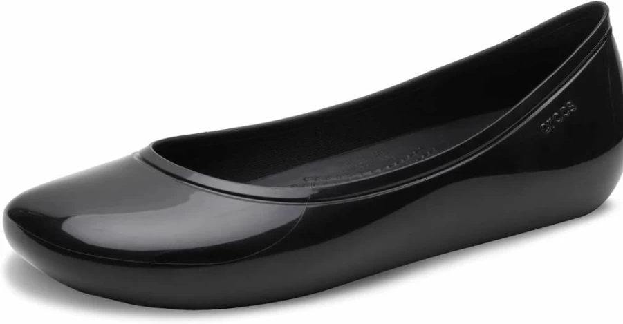Crocs Women's Brooklyn Flat Ballet Shoes - Comfortable Slip-On Ballet Flats for Women