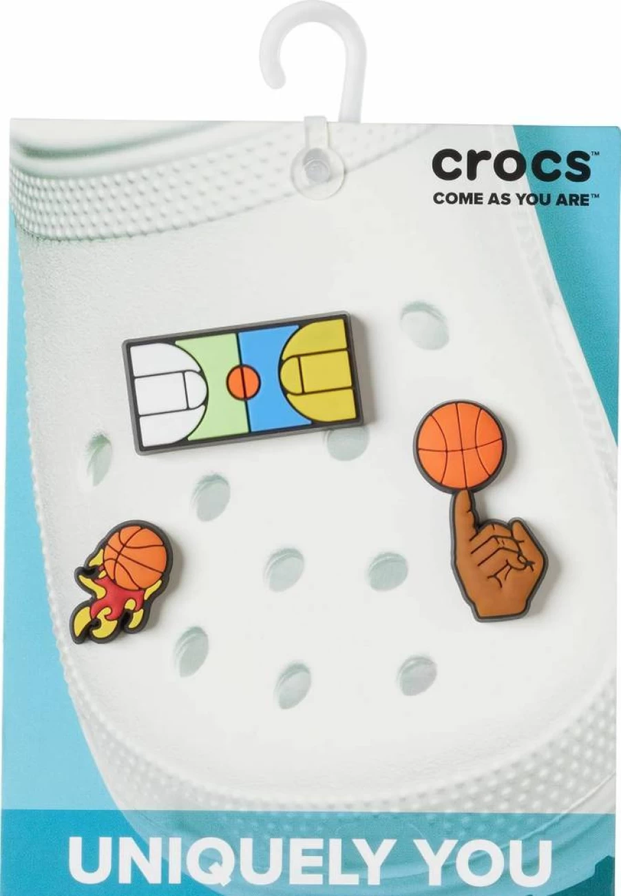 Crocs Jibbitz Shoe Charms 5-Pack - Sport-Themed Decorative Clips for Crocs Footwear