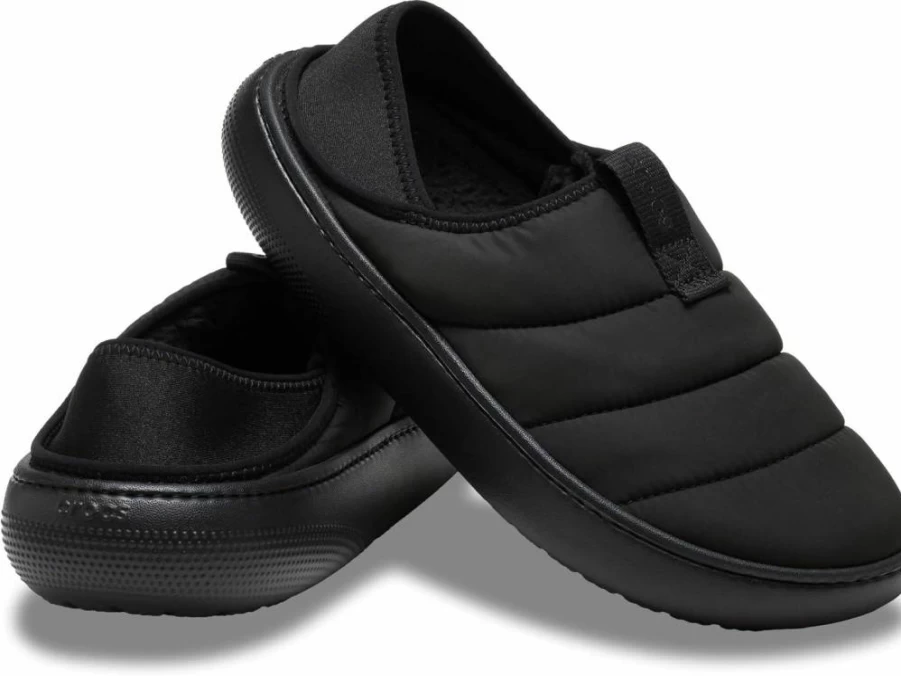 Crocs Classic Puff Moc Slippers for Men & Women - Comfortable Unisex Indoor & Outdoor Slides