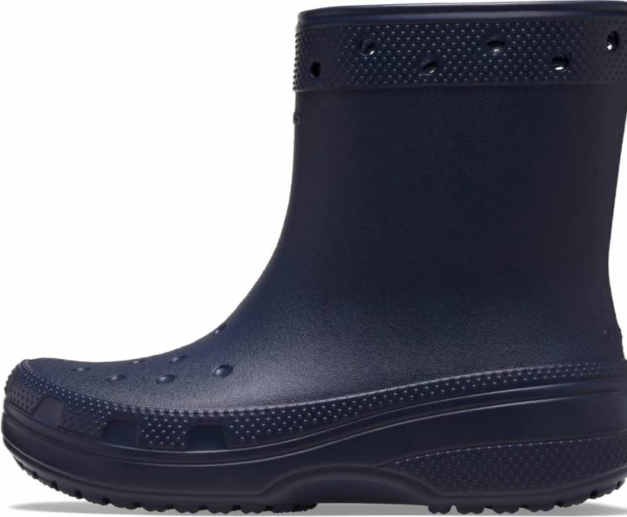 Crocs Unisex Classic Boot Waterproof Rain Boots for Men & Women