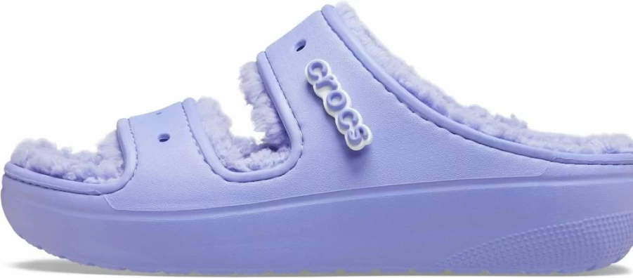 Crocs Unisex Classic Cozzzy Sandals - Comfortable Slip-On Casual Beach Footwear