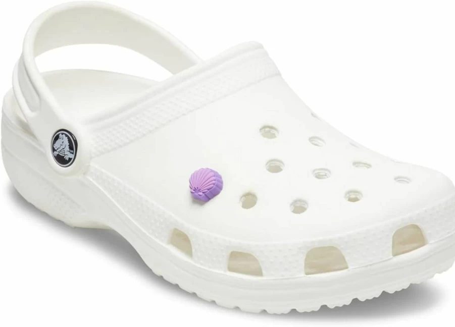 Crocs Jibbitz Shoe Charms - Seashell Decorations for Crocs Shoes | Small Size Vacation-Themed Jibbitz
