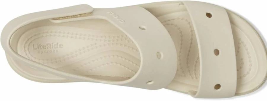 Crocs Women's Brooklyn Low Wedge Sandals - Comfortable & Stylish Slip-On Shoes
