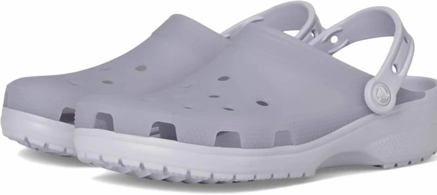 Crocs Unisex Classic Clogs - Comfortable Slip-Resistant Frosted Design for Men & Women