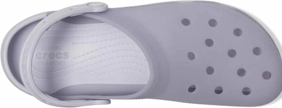 Crocs Unisex Classic Clogs - Comfortable Slip-Resistant Frosted Design for Men & Women