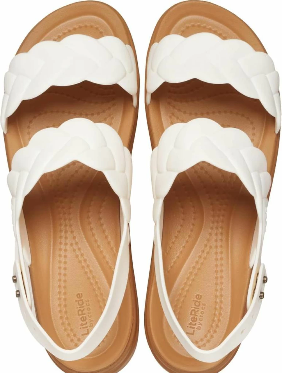 Crocs Women's Brooklyn Low Wedge Platform Sandals - Comfortable & Stylish Summer Footwear