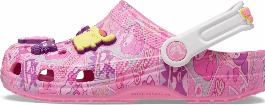 Crocs Unisex Adult Classic Hello Kitty Clogs - Multi-Color Hello Kitty Design Comfortable Slip-On Shoes