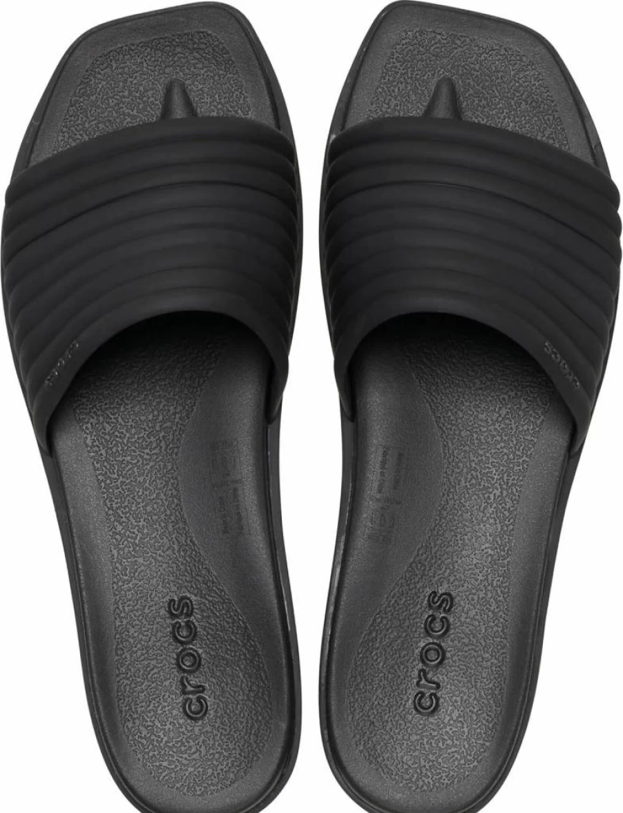 Crocs Women's Miami Slide Sandals - Comfortable & Lightweight Beach Pool Slides