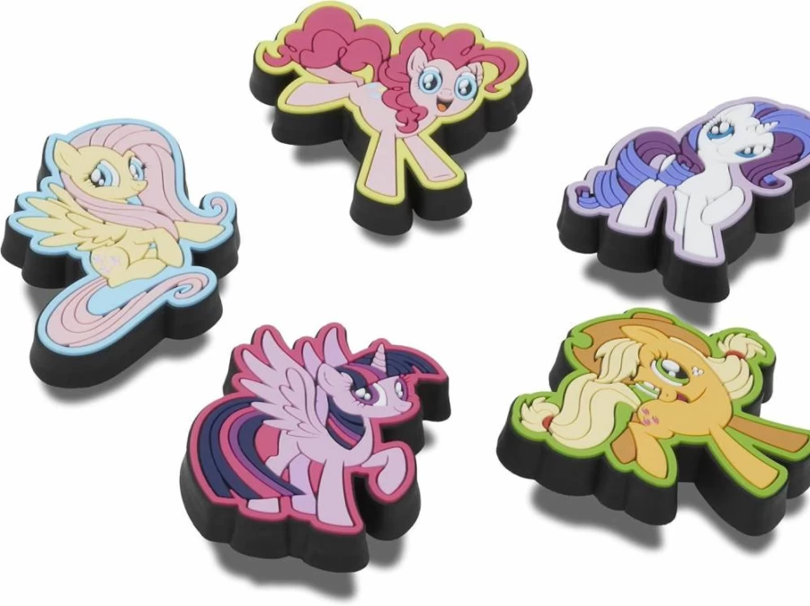 Crocs Unisex Jibbitz Shoe Charms Little Pony Multi-Pack Decorations for Clogs