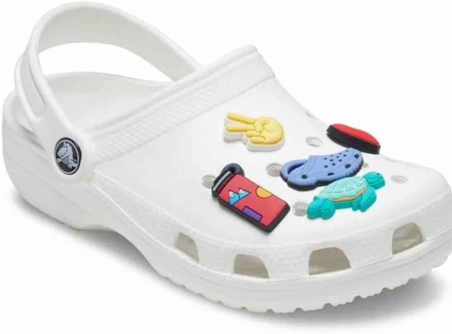 Crocs Jibbitz Shoe Charms 3-Pack | Decorative Clips for Crocs Shoes | Official Crocs Accessories