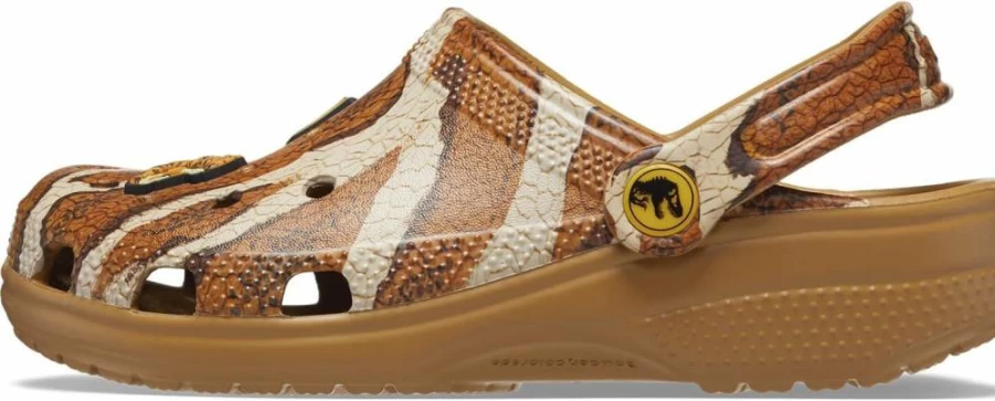 Crocs Kids Jurassic World Dinosaur Clogs | Unisex Child & Toddler Lightweight Slippers