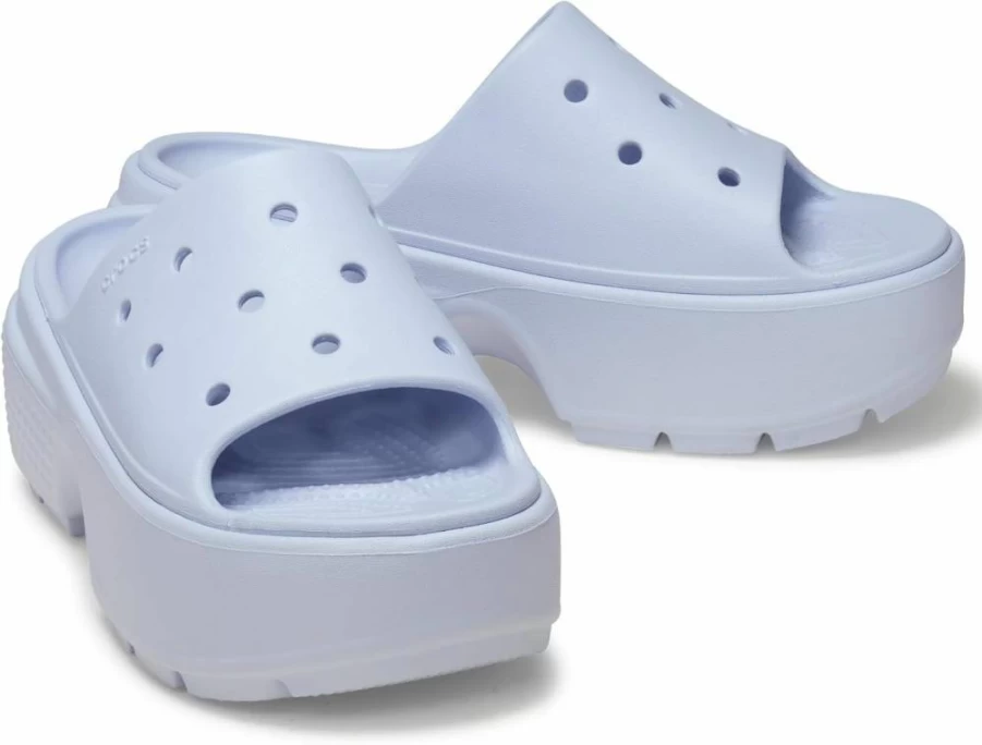 Crocs Stomp Slide Clogs - Comfortable Lightweight Slip-On Waterproof Sandals for Men & Women