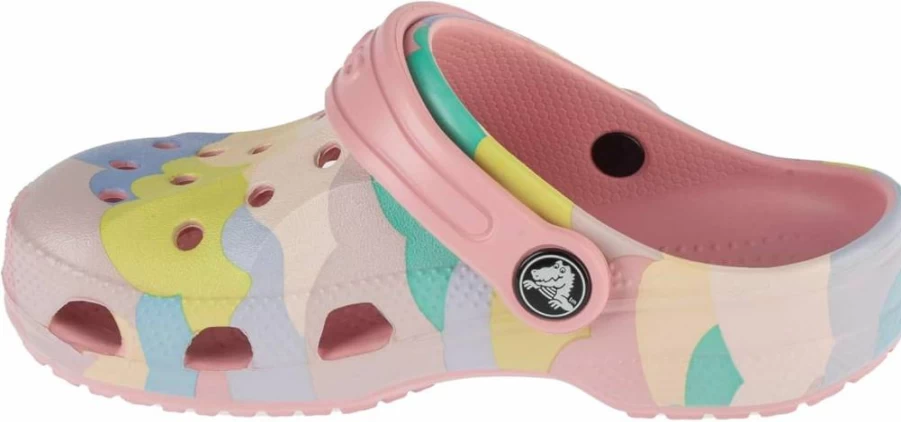 Crocs Kids Hello Kitty Classic Clog - Unisex Children's Lightweight Slip-On Shoes