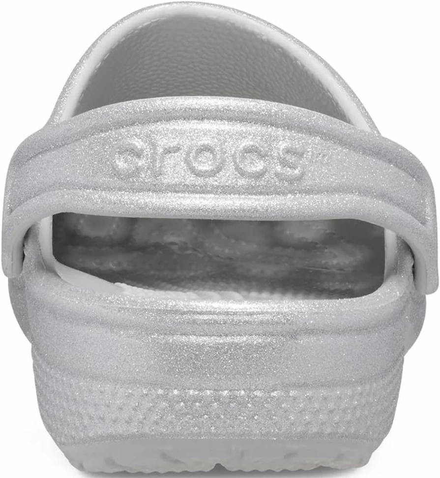 Crocs Kids' Classic Glitter Clogs | Sparkly & Comfortable Children's Clogs