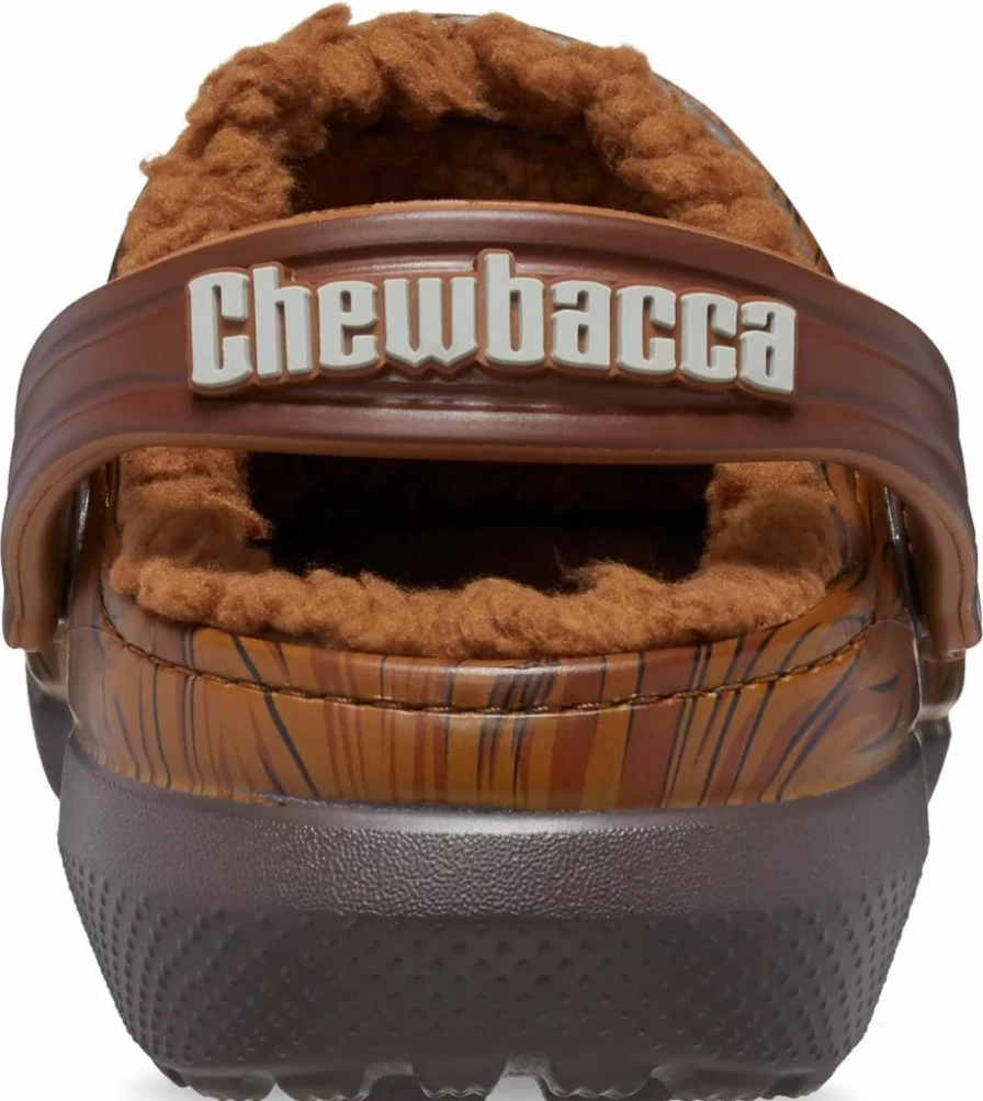 Crocs Kids Star Wars Chewbacca Fuzzy Lined Clogs - Unisex Children's Comfort Shoes