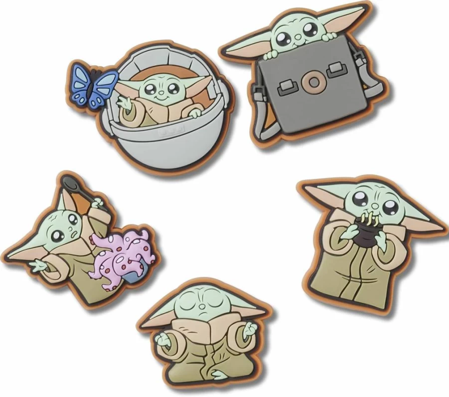 Crocs Jibbitz Star Wars Shoe Charms Multi-Pack | Official Disney Licensed Character Clips for Crocs Shoes