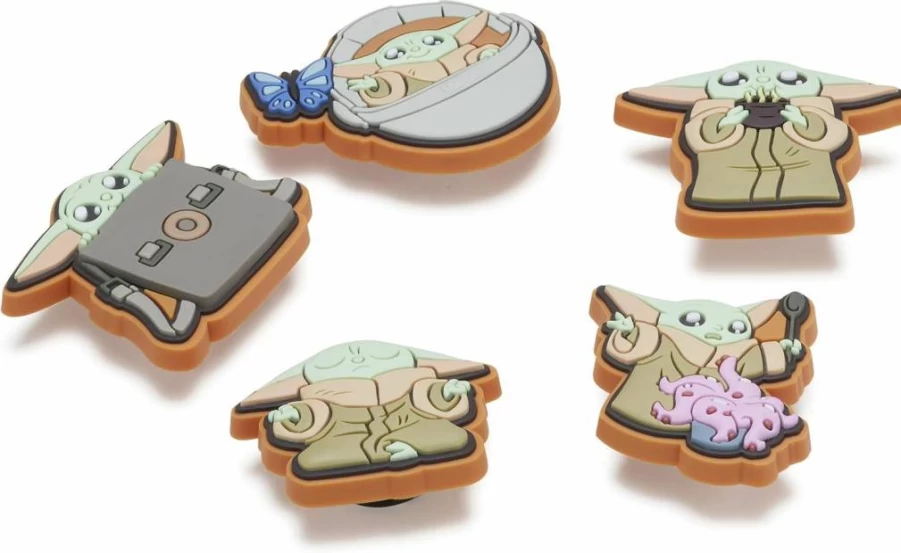 Crocs Jibbitz Star Wars Shoe Charms Multi-Pack | Official Disney Licensed Character Clips for Crocs Shoes