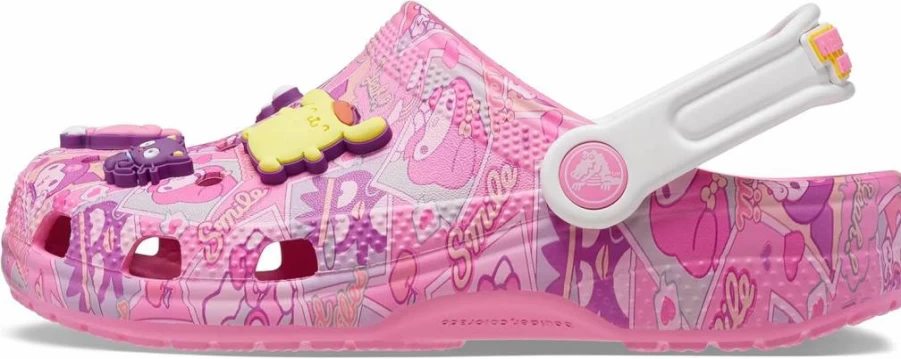 Crocs Unisex-Adult Classic Hello Kitty Clogs | Multi-Color Hello Kitty Design | Comfortable Slip-On Shoes