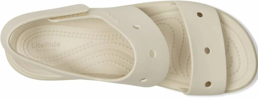 Crocs Women's Brooklyn Low Wedge Sandals - Comfortable & Stylish Slip-On Wedge Shoes