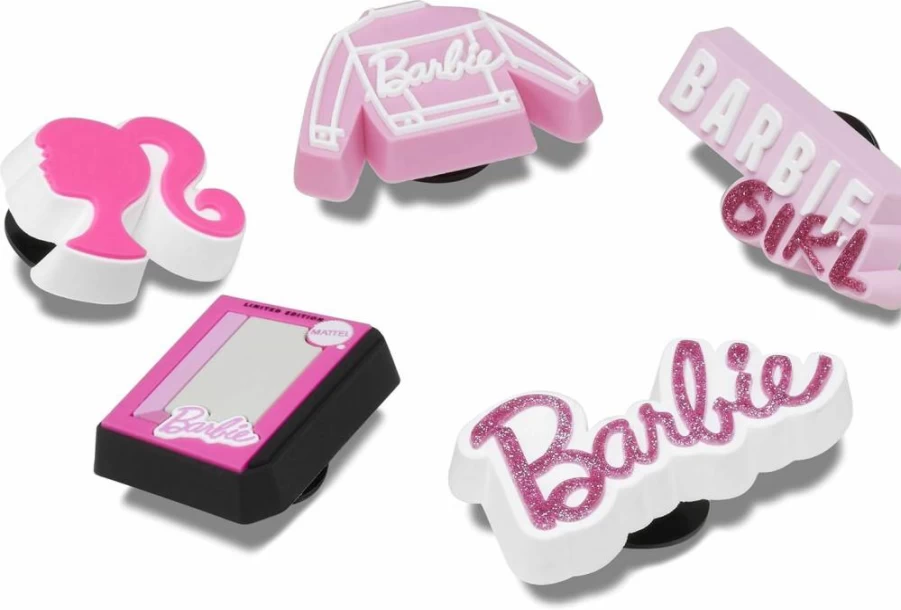 Crocs Unisex Jibbitz Barbie Charms Multi-Pack for Shoes | Official Brand Collection