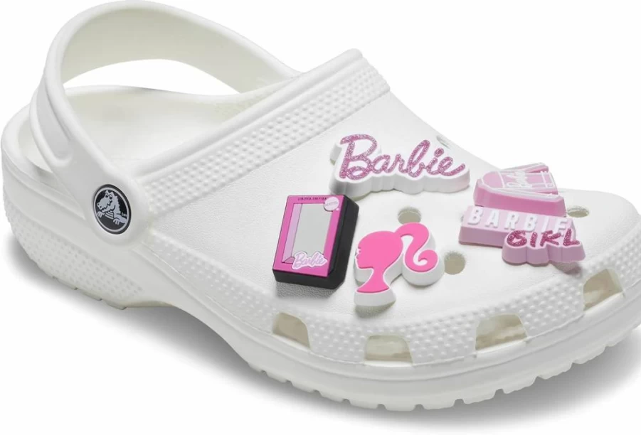 Crocs Unisex Jibbitz Barbie Charms Multi-Pack for Shoes | Official Brand Collection