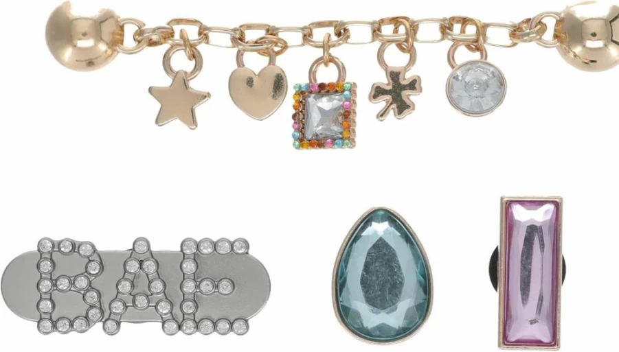 Crocs Gone Wild Jibbitz 13-Pack - Fun & Colorful Shoe Charms for Crocs Shoes | Zappos Exclusive Print Lab Design