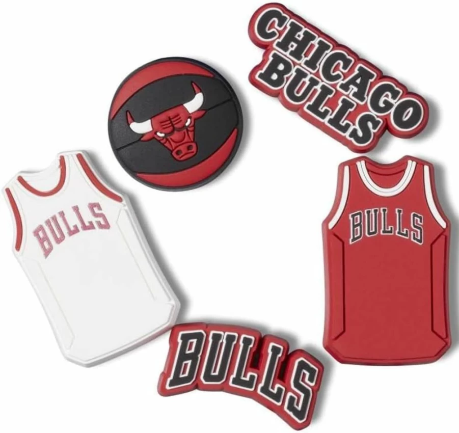 Crocs Jibbitz NBA Basketball Teams Shoe Charms Multi-Pack | Officially Licensed Sports Collection