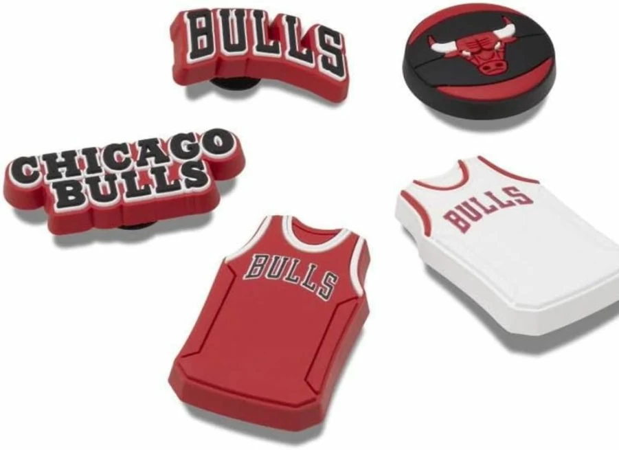 Crocs Jibbitz NBA Basketball Teams Shoe Charms Multi-Pack | Officially Licensed Sports Collection