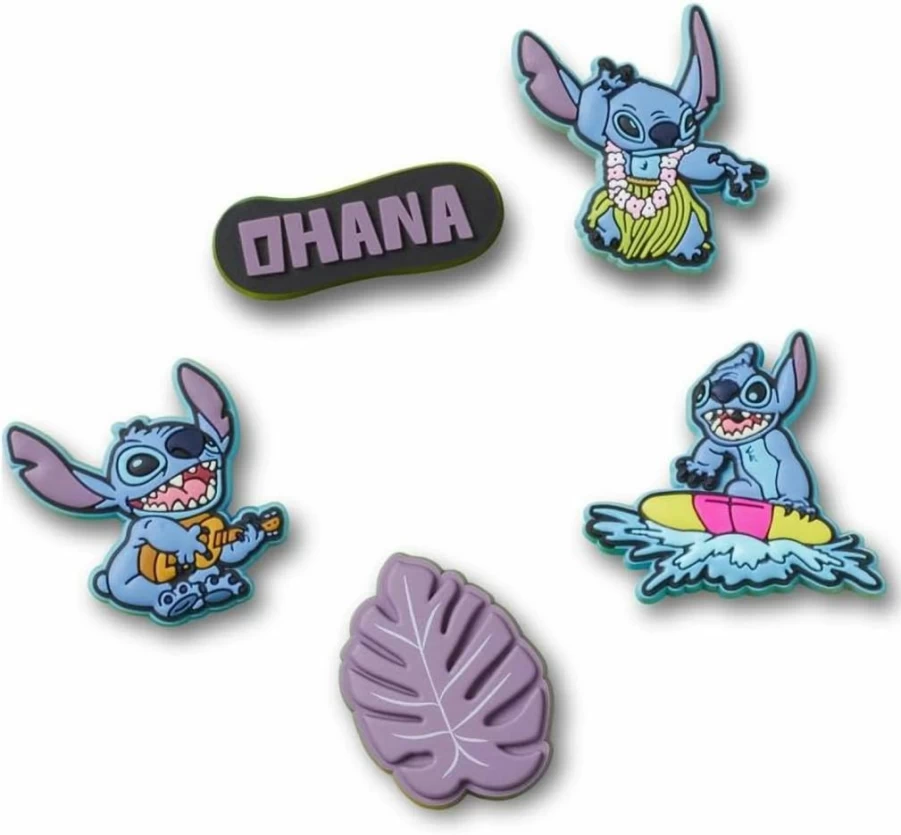 Crocs Unisex Jibbitz Charms - Stitch Tropical Design for Crocs Shoes