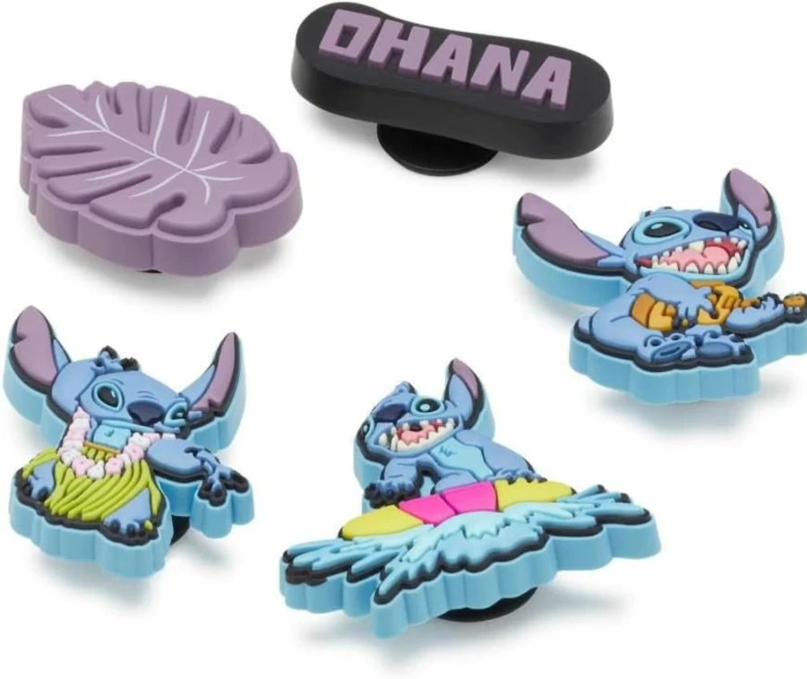 Crocs Unisex Jibbitz Charms - Stitch Tropical Design for Crocs Shoes