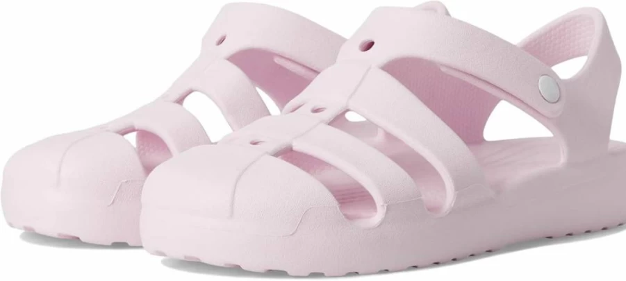 Crocs Kids Classic Fisherman Sandals for Little Big Kids - Unisex Water-Friendly Footwear