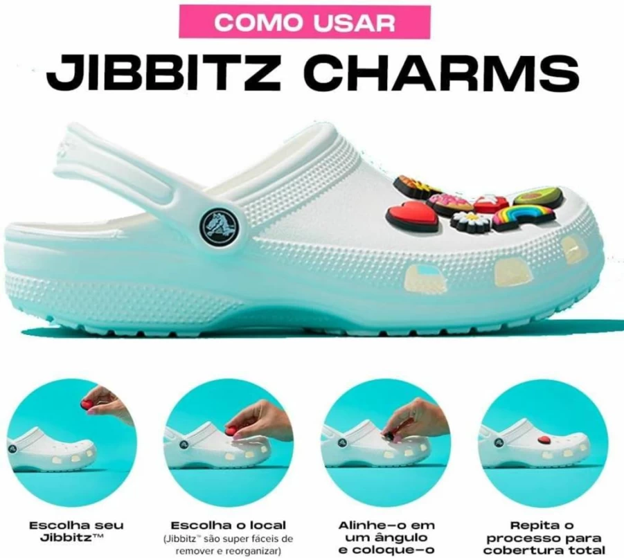 Crocs Unisex Jibbitz Shoe Charms - Number Singles for Customizing Clogs, Fun Decorative Accessories for Kids & Adults