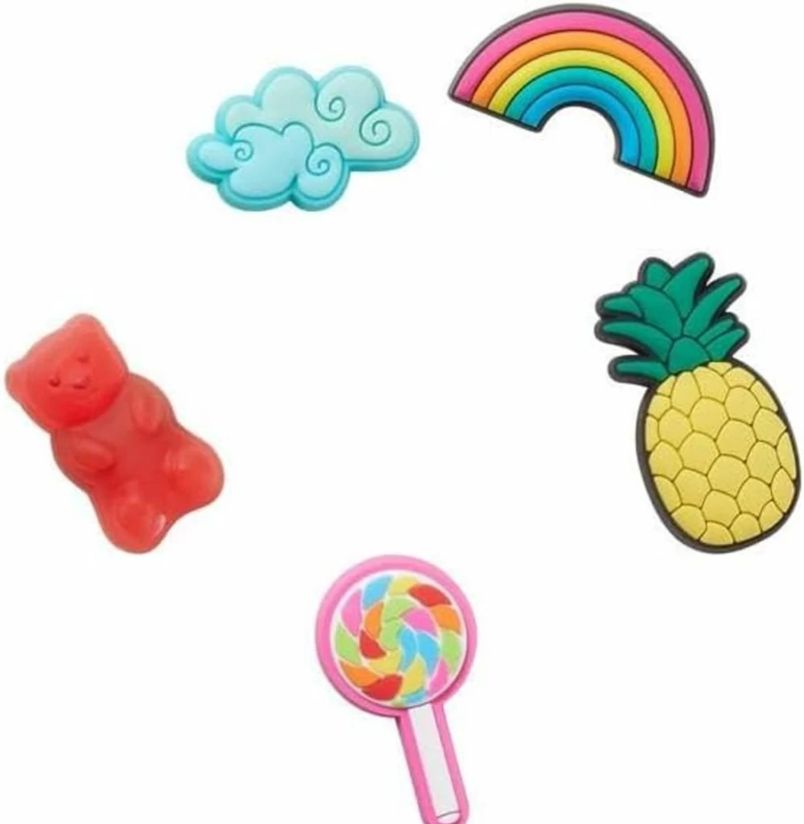 Crocs Jibbitz Shoe Charms Multi Pack - Fun & Colorful Kids Charms for Girls & Boys - Official Crocs Accessories