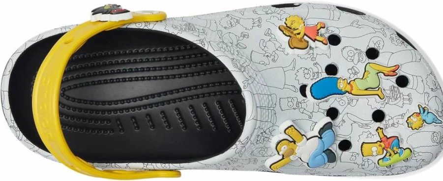 Crocs The Simpsons Classic Clog Unisex-Adult | Comfortable Slip-On Shoes for Men & Women