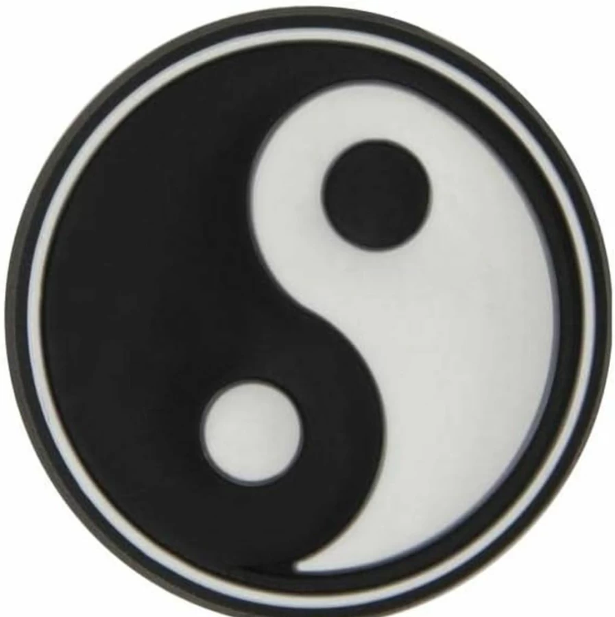 Crocs Jibbitz Peace and Love Shoe Charms with Yin Yang Symbol | Small Decorative Clips for Crocs Shoes | Official Crocs Accessories