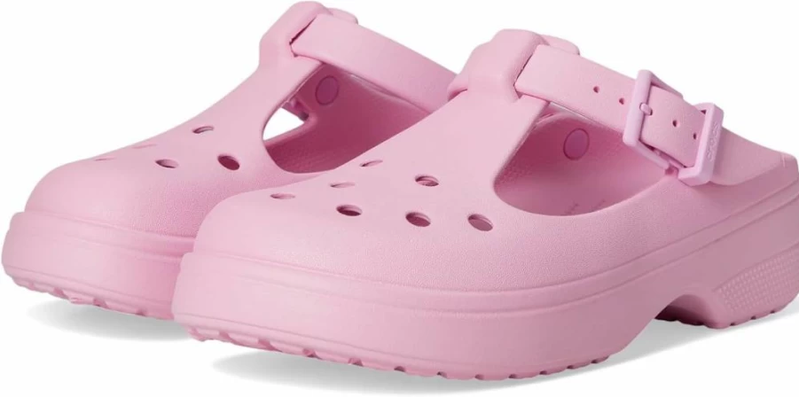 Crocs Unisex-Adult Classic Mary Jane Clogs - Comfortable Slip-Resistant Women's & Men's Slip-On Shoes