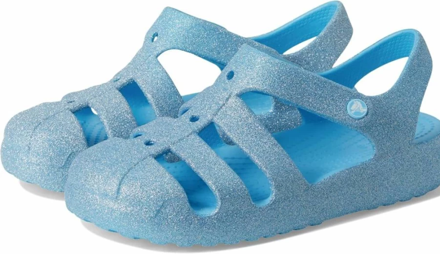 Crocs Kids Classic Fisherman Sandals for Little & Big Kids - Unisex Water-Friendly Beach Footwear