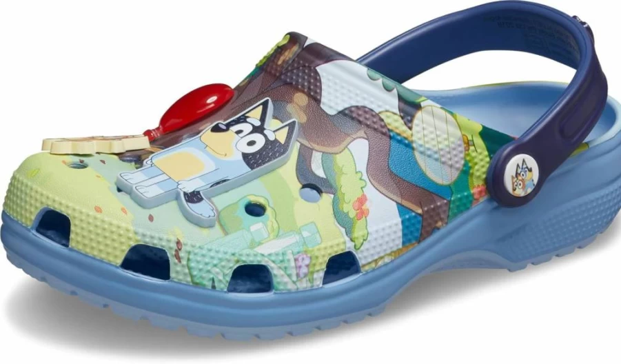 Crocs Unisex Adult Bluey Classic Clogs | Comfortable Slip-On Water Shoes for Men & Women