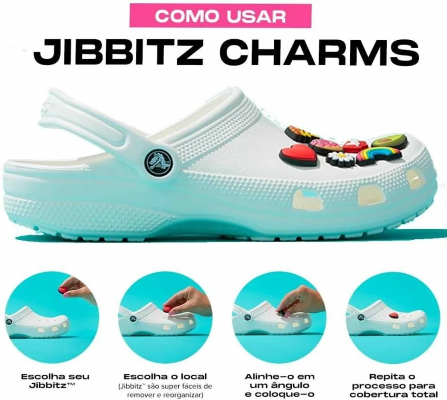 Crocs Unisex-Adult Jibbitz Shoe Charms - Nature & Outdoor Decorations for Crocs Shoes, Customizable Charms for Men, Women, Boys & Girls