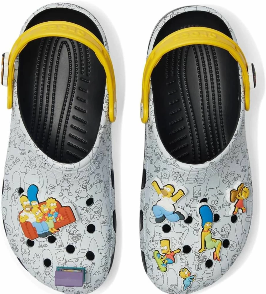 Crocs Unisex-Adult The Simpsons Classic Clog | Comfortable Slip-On Shoes for Men & Women