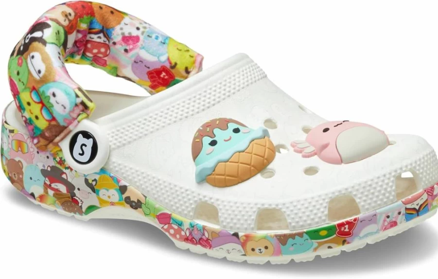 Crocs Kids Squishmallows Classic Clogs - Unisex Children's Comfortable Lightweight Slip-On Shoes