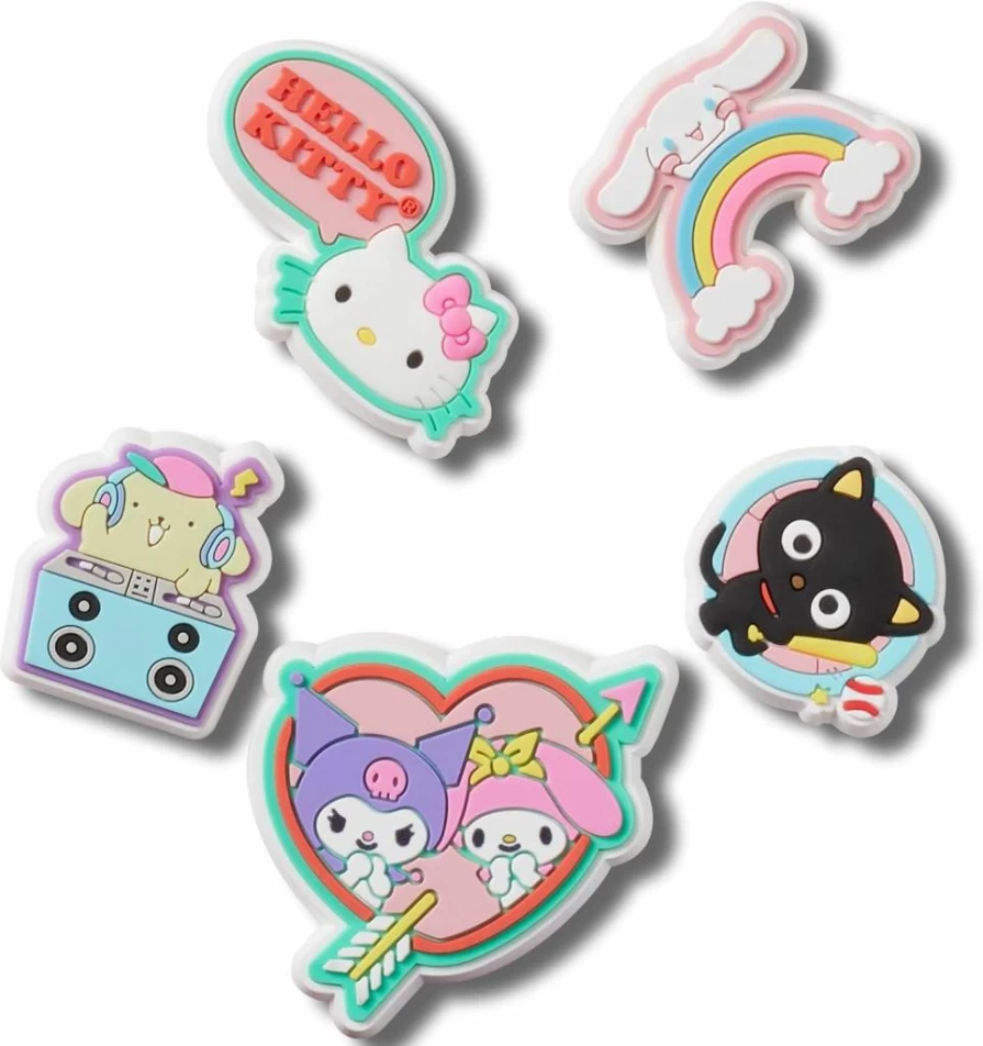 Crocs Jibbitz Shoe Charms 5-Pack - Hello Kitty & Friends Collection